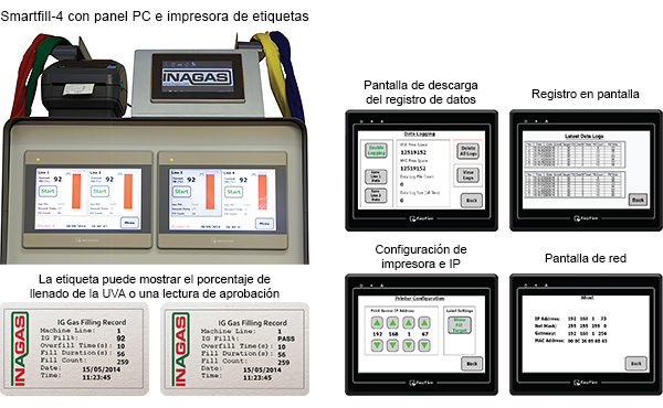 Registro de datos e impresión